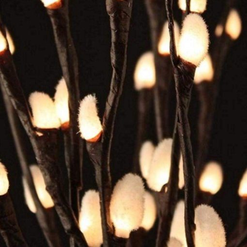 The Light Garden 80 Led Natural Pussy Willow 40"