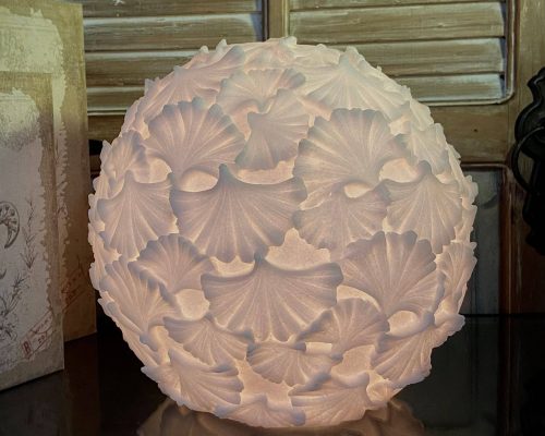 The Light Garden Gingko Leaf Ball 10"
