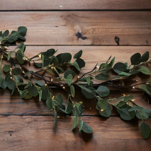 The Light Garden 48 Led Eucalyptus Garland, 72"
