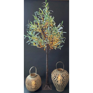 The Light Garden 6′ Olive Tree with 120 Warm White Led Bulbs