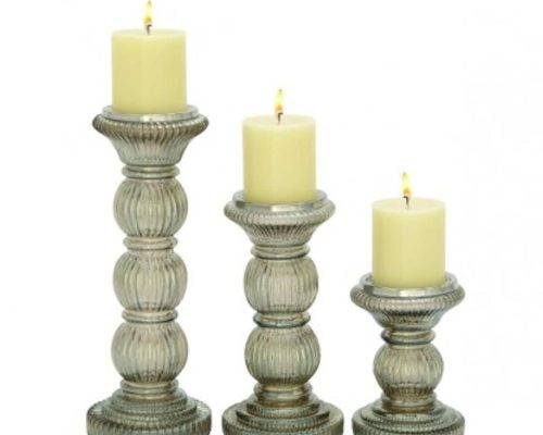The Light Garden Glass Candle Holder Set of 3