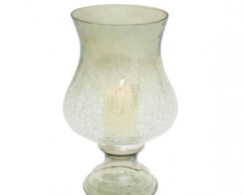 The Light Garden Glass Hurricane Bronze