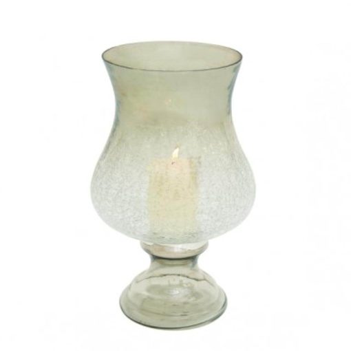 The Light Garden Glass Hurricane Bronze
