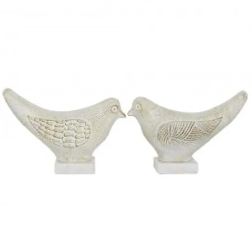 The Light Garden White Birds Set of 2