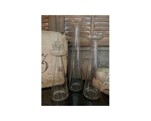 The Light Garden Glass Candlesticks Set of 3
