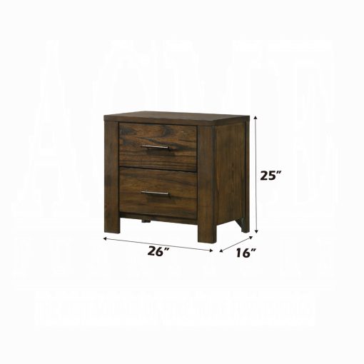Acme Merrilee Oak Nightstand - Image 4