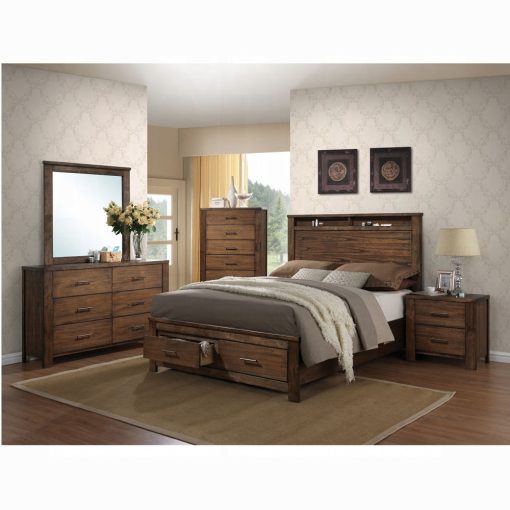 Acme Merrilee Oak Nightstand - Image 2