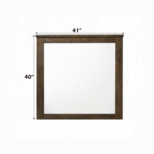 Acme Merrilee Oak Mirror - Image 6