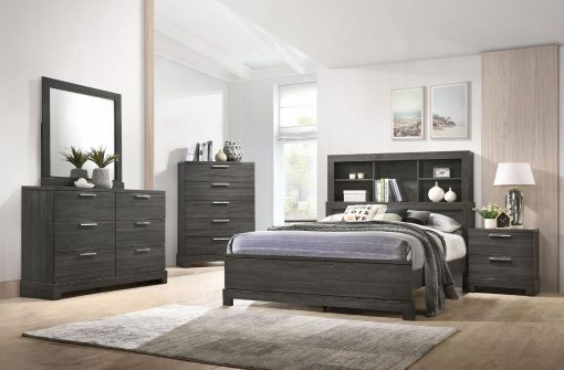 Acme Lantha Gray Oak Bed