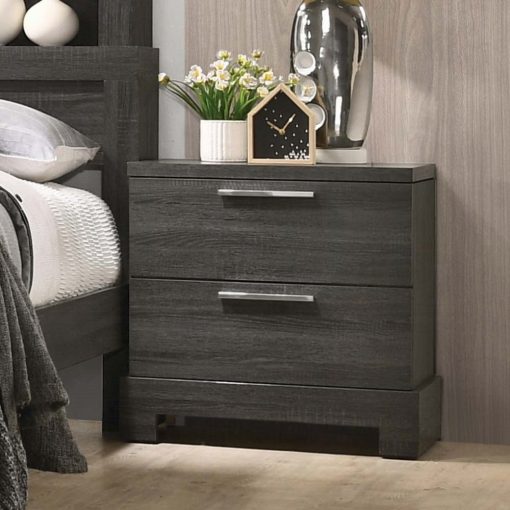 Acme Lantha Gray Oak Nightstand