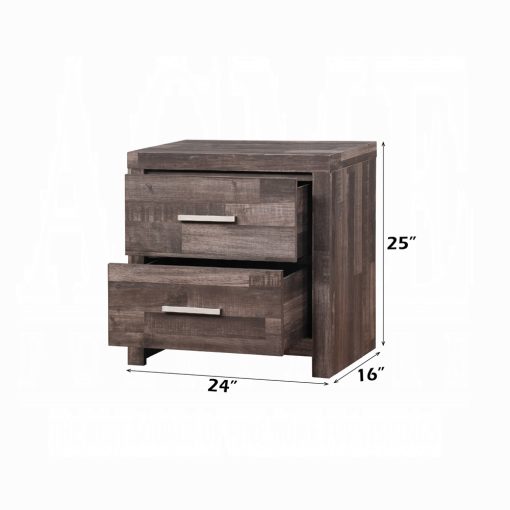 Acme Juniper Dark Oak Nightstand - Image 6
