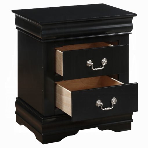 Acme Louis Philippe Black Nightstand - Image 4
