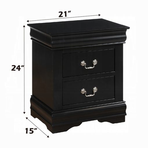 Acme Louis Philippe Black Nightstand - Image 6