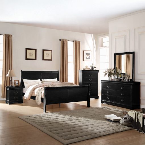 Acme Louis Philippe Composite Wood Bed - Image 3