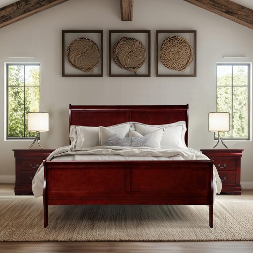 Acme Louis Philippe Composite Wood Bed - Image 13