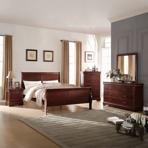 Acme Louis Philippe Composite Wood Bed - Image 15