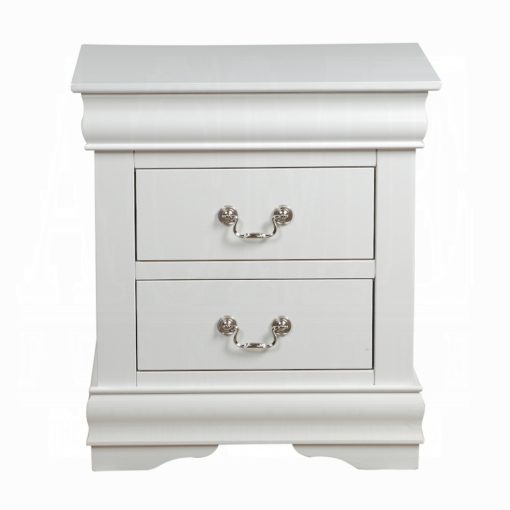 Acme Louis Philippe White Nightstand - Image 3