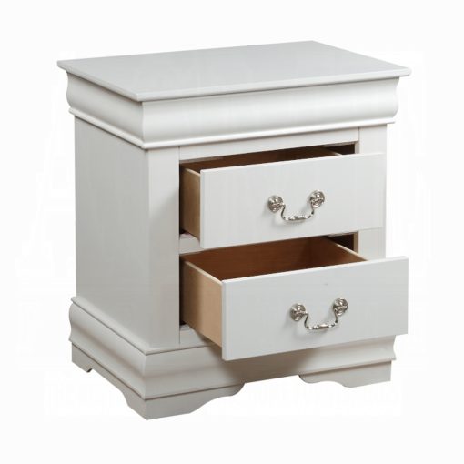 Acme Louis Philippe White Nightstand - Image 4