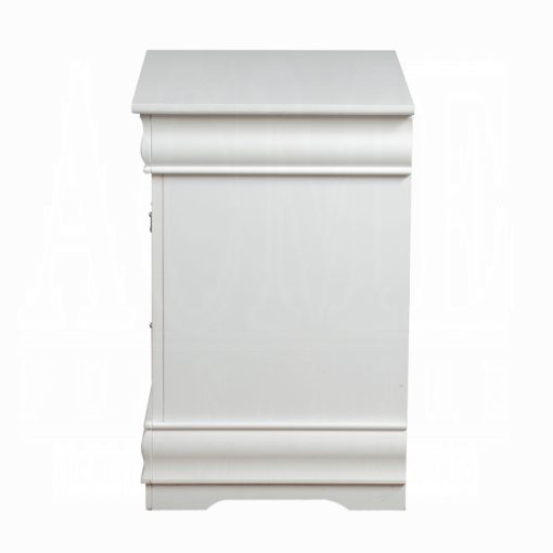 Acme Louis Philippe White Nightstand - Image 5