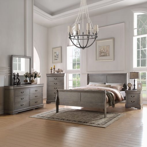Acme Louis Philippe Antique Gray Mirror - Image 5