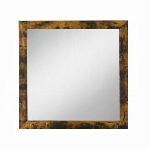 Acme Juvanth Rustic Oak Mirror - Image 4