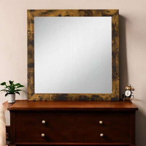 Acme Juvanth Rustic Oak Mirror - Image 2