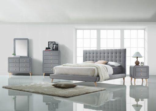 Acme Valda Light Gray Mirror