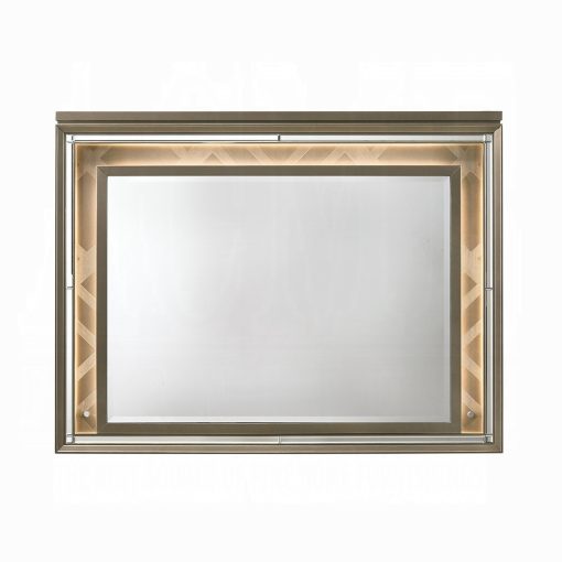 Acme Skylar Dark Champagne Mirror with Led - Image 2