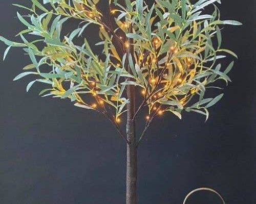 The Light Garden 6′ Olive Tree with 120 Warm White Led Bulbs