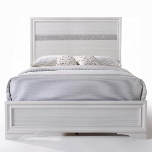 Acme Naima Composite Wood White Bed - Image 4