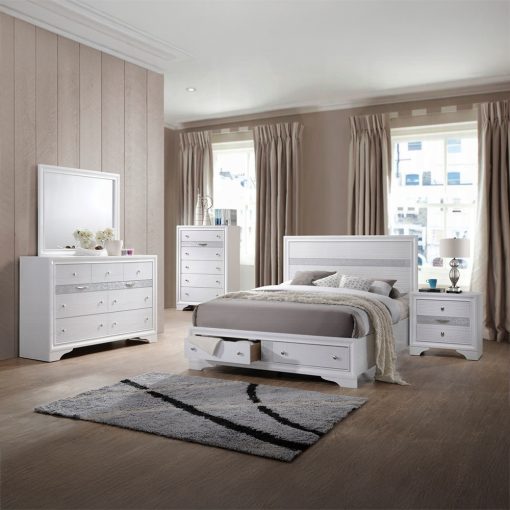 Acme Naima Composite Wood Bed with Storage - Image 6
