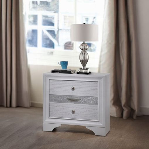 Acme Naima White Nightstand