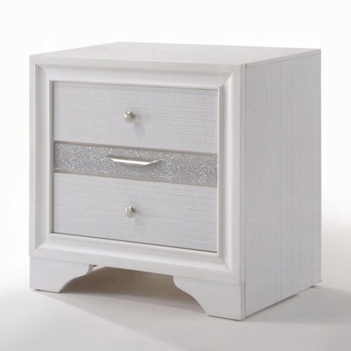 Acme Naima White Nightstand - Image 2