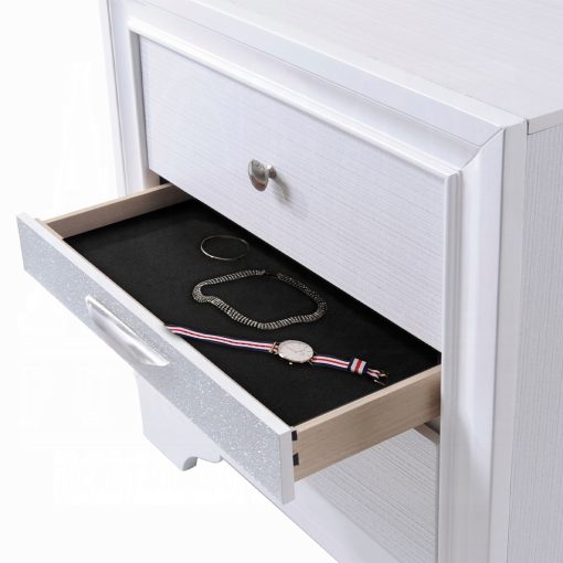 Acme Naima White Nightstand - Image 4