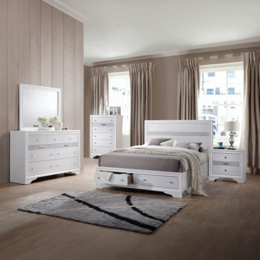 Acme Naima White Nightstand - Image 9