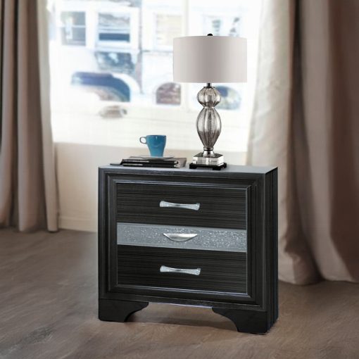 Acme Naima Black Nightstand