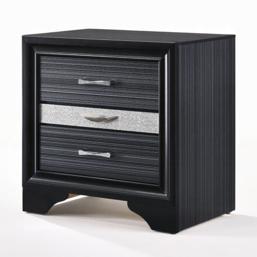 Acme Naima Black Nightstand - Image 3