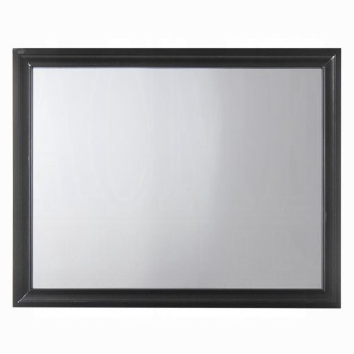 Acme Naima Black Composite Wood Mirror - Image 2