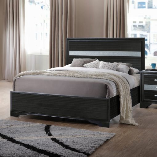 Acme Naima Black Composite Wood Bed