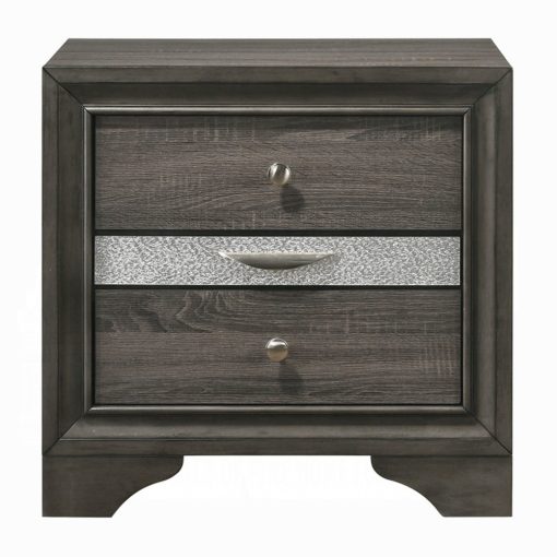 Acme Naima Gray Nightstand - Image 2