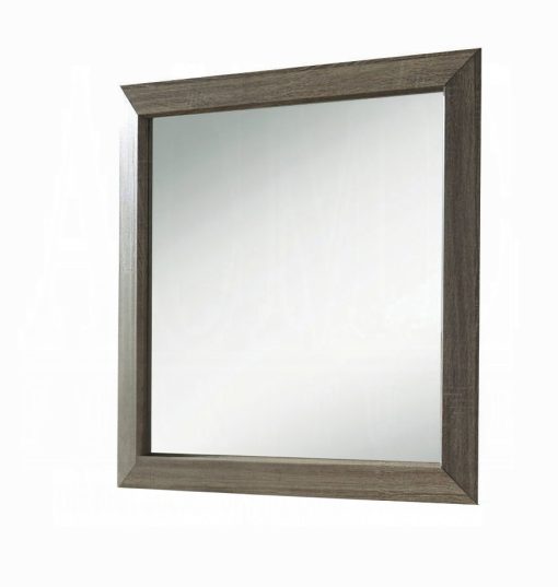Acme Lyndon Weathered Gray Grain Mirror - Image 2