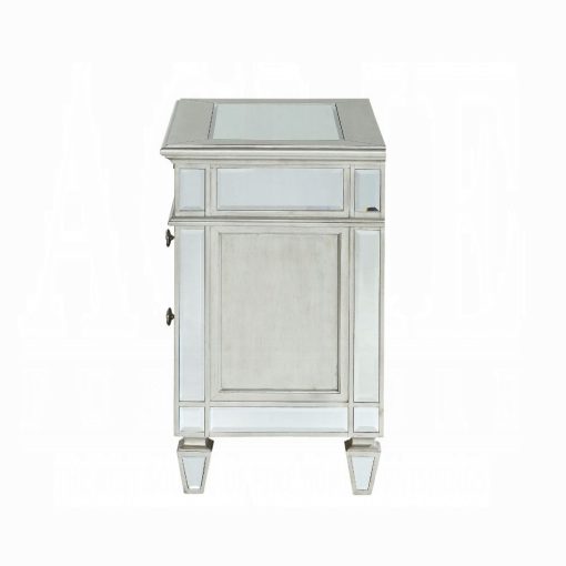 Acme Varian Mirrored Nightstand - Image 3