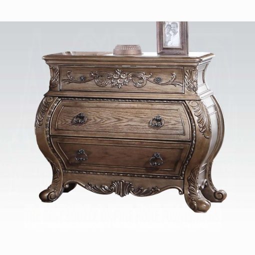 Acme Ragenardus Vintage Oak Nightstand