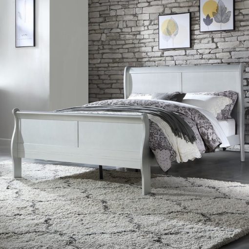 Acme Louis Philippe Platinum Bed - Image 5