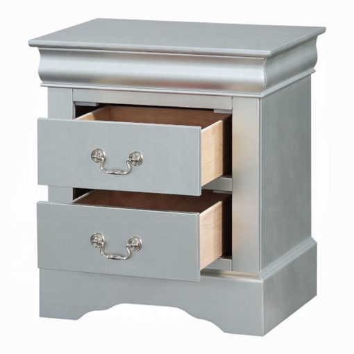 Acme Louis Philippe Platinum Nightstand - Image 8