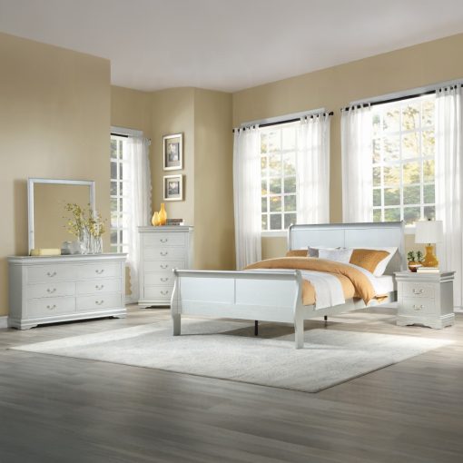 Acme Louis Philippe Platinum Mirror - Image 3
