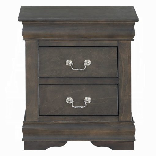 Acme Louis Philippe Dark Gray Nightstand - Image 4