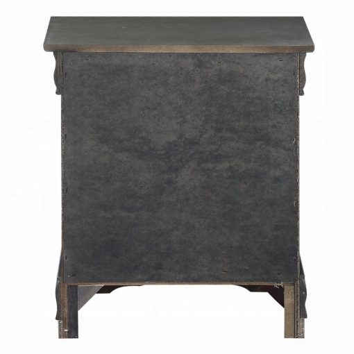 Acme Louis Philippe Dark Gray Nightstand - Image 8