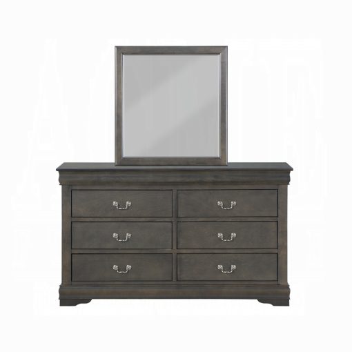 Acme Louis Philippe Dark Gray Mirror - Image 5