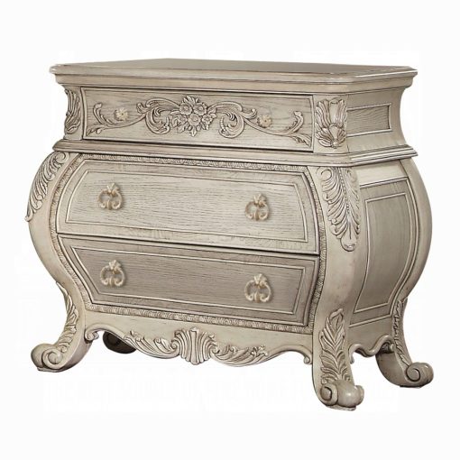 Acme Ragenardus Antique White Nightstand - Image 2